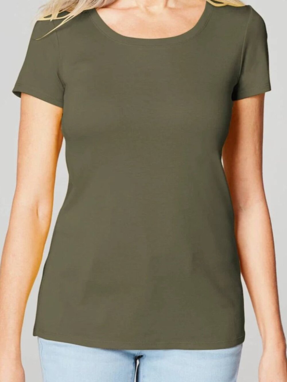 J.Jill ~ Pima Scoop-Neck Tee Small